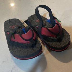 Like New Sanuk flip flops (size is 8-9)